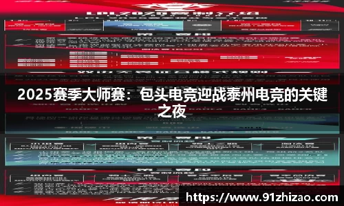 2025赛季大师赛：包头电竞迎战泰州电竞的关键之夜